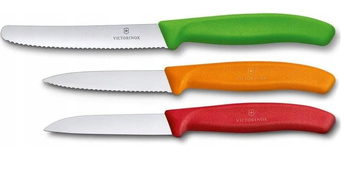 Zestaw noży do warzyw i owoców Swiss Classic, 3 elementy VICTORINOX