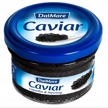 DalMare Czarny kawior z ikry gromadnika i śledzia 75 g