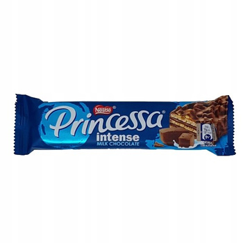 Princessa Intense Milk Chocolate Wafel z kremem kakaowym oblany czekoladą mleczną 33 g