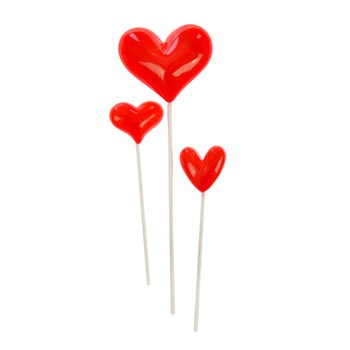 Serduszka na patyczku (3 szt.)