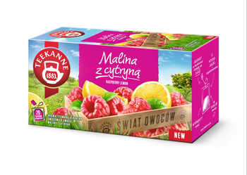 Herbatka owocowa TEEKANNE Świat Owoców Malina z cytryną 20x225g