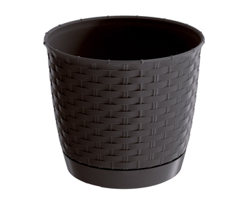 Doniczka Prosperplast Ratolla śr 19 cm umbra