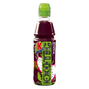 Kubuś Play! Exotic Napój jabłko czerwone winogrono pitahaya 400 ml