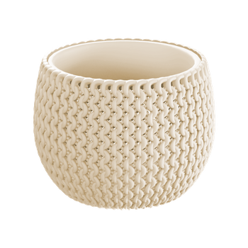 Doniczka Prosperplast Splofy Bowl śr. 18 cm krem