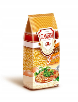 Czaniecki Makaron 5 jajeczny w kształcie ryżu 250 g