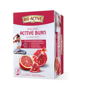 Big-Active - Active Burn (suplement diety), (20torebek x 2g) 40g