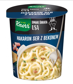 Knorr Smaki Świata USA Makaron ser z bekonem 71 g