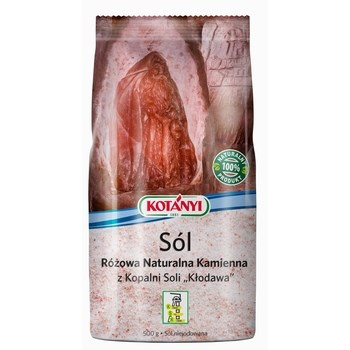 Kotányi Sól różowa naturalna kamienna z Kopalni Soli Kłodawa 500 g