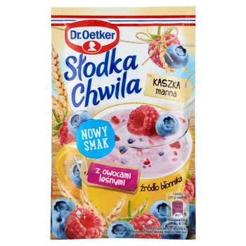 Dr. Oetker Słodka Chwila Kaszka manna z owocami leśnymi 47,5 g