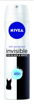 Nivea Black&White Invisible Pure Antyperspirant Spray 150ml