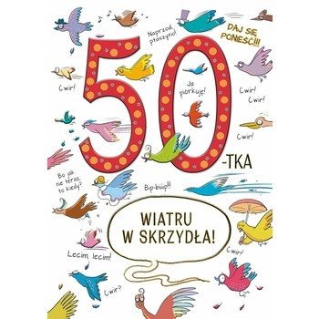 Karnet A5. 50 urodziny