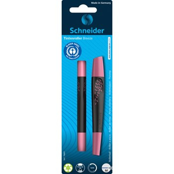 Pióro kulkowe SCHNEIDER Breeze blister czarno różowy