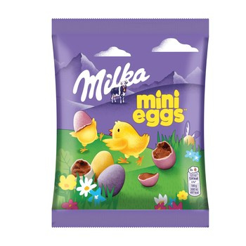 Milka Mini Eggs Draże z czekolady mlecznej 100 g