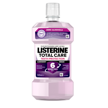 Listerine Total Care Teeth Protection Płyn do płukania jamy ustnej 500 ml
