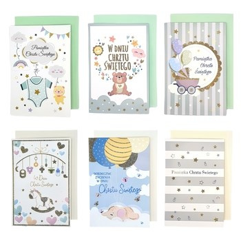 Kartka okolicznościowa INCOOD chrzest