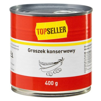 TOPS GROSZEK KONSERWOWY 400G