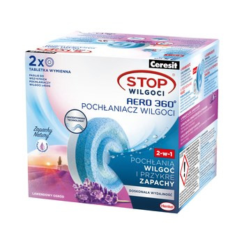 Ceresit STOP Wilgoci AERO 360° Tabletki Aromatherapy Lawendowy Ogród