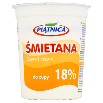 Piątnica Śmietana do zupy 18% 400 g