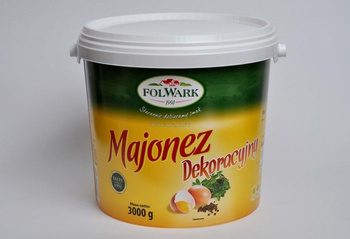 Majonez Dekoracyjny pojemnik IML3000g Folwark