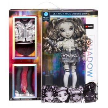 Lalka RAINBOW HIGH Shadow High Nicole Steel szara