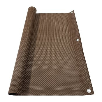 Osłona balkonowa w rolce 0,9x3m brązowa Mirpol