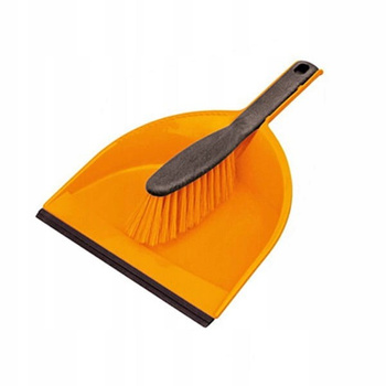 Zmiotka + szufelka zgumą CLIP AZUR