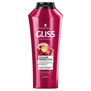 Gliss Colour Perfector Szampon do włosów farbowanych i rozjaśnianych 400 ml