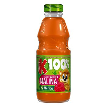 Kubuś 100% Sok jabłko marchew malina 300 ml