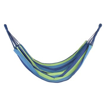 Hamak bawełniano-poliestrowy w kolorowe pasy 200x100cm Polgar