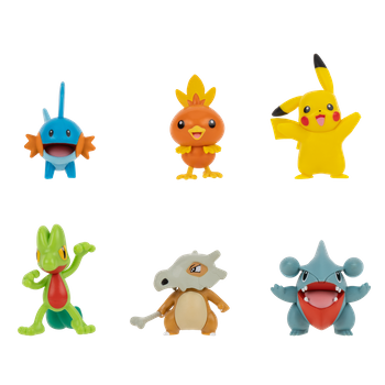 Pokemon 6 pak figurek bitewnych