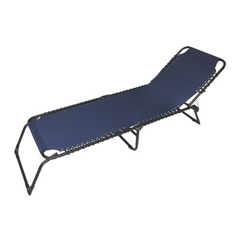 Leżak plażowy niebieski 70006
