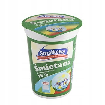 Strzałkowo Śmietana ze Strzałkowa 18% 400g