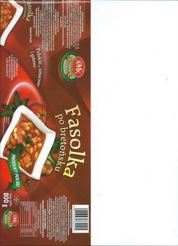 Yabra Fasolka po bretońsku  800G