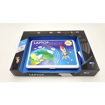 Laptop z kolorowym ekranem