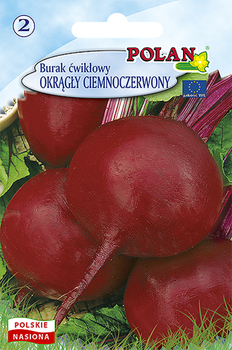 Burak Ćwikłowy Okrągły ciemnoczerwony Polan