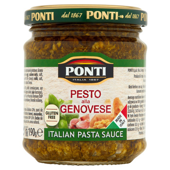 Ponti Sos pesto z bazylią 190 g
