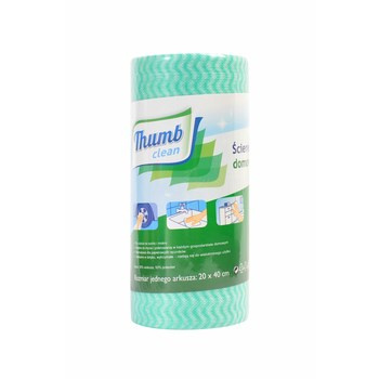 Ściereczki domowe Thumb Clean 50 arkuszy 20X40cm na rolce