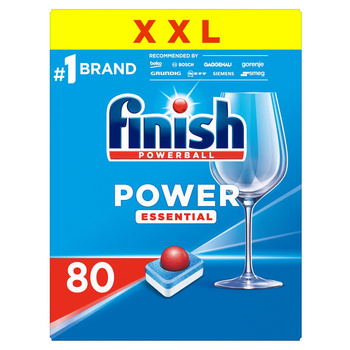 FINISH Tabletki do zmywarki Power Essential 2x80 regular