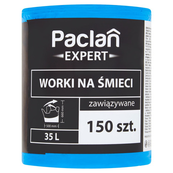 Paclan Expert Worki na śmieci zawiązywane 35 l 150 sztuk