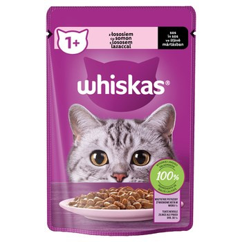 WHISKAS ŁOSOŚ 85G