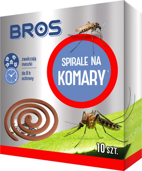 Bros Spirale na komary 120 g (10 sztuk)
