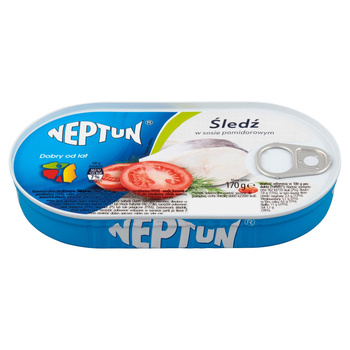 Neptun Śledź w sosie pomidorowym 170g