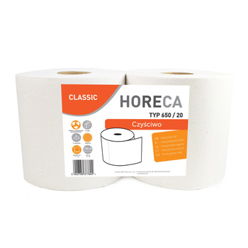 HORECA CLASSIC Czyściwo papierowe typ 650/20 2 rolki 2-warstwowe