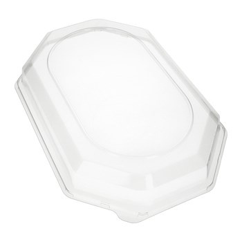 Przykrywki do tac cateringowych, R-PET, 46,5 cm x 31,2 cm x 6,5 cm, przezroczyste, "SPL-45"10 szt. Papstar Polska