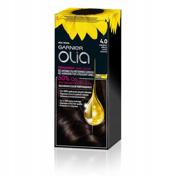 Garnier Olia Farba do włosów ciemny brąz 4.0