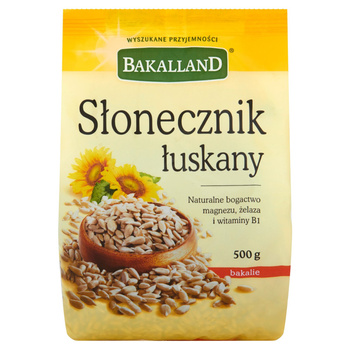 Bakalland Słonecznik łuskany 500 g
