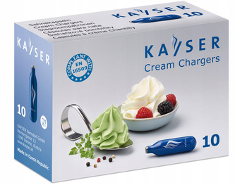 Naboje do syfonu do bitej śmietany 10szt Kayser