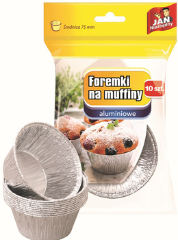 Jan Niezbędny Foremki aluminiowe do muffinek 10szt.