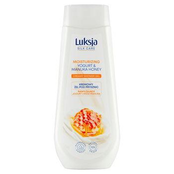 Luksja Silk Care Kremowy żel pod prysznic Jogurt i Miód manuka 500ml
