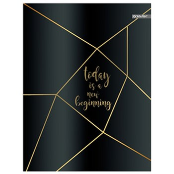 Zeszyt A5 80 kartek, kratka, metalizowany, mix wzorów, Beniamin